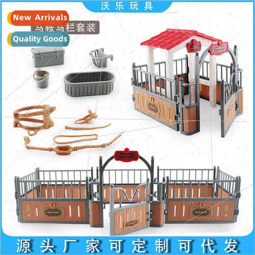 Ranch horse farm scene decoration accessories saddle horse f