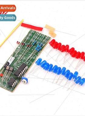 Bi-Color Flashing ght K NE555+CD4017 Thunderbolt Flash Elect