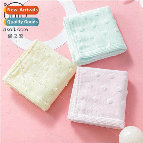 Cotton  Double Gauze Square Towel   Dot Small Square Towel