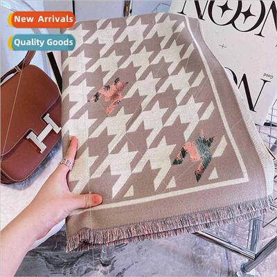 2023 new scarf female  Korean  hundred ride black whe thousb