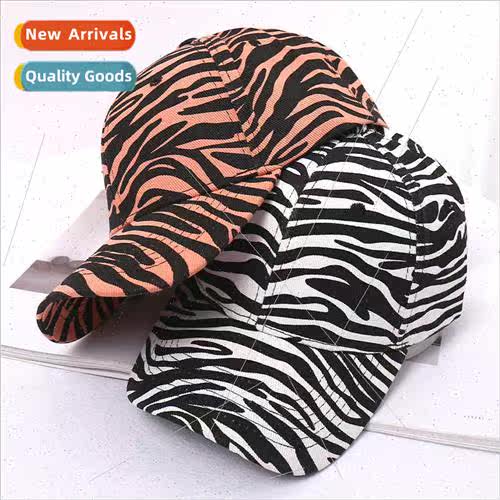 Hat female early spring cow print cotton baseball cap men ou