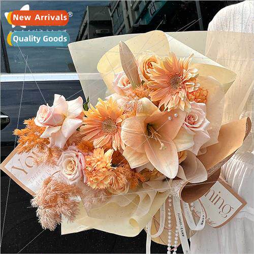 angnan landscape flower gift wrapping paper rose bouquet flo