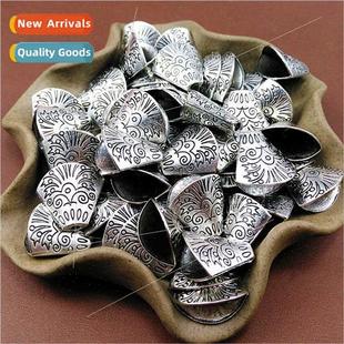 Hat Flat Round Alloy DIY Mouth Tassel Fish