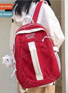 Schoolbag female junior ins wind Korean College Mori backpac