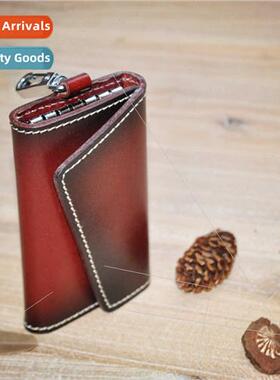 Pure Leather Multi-color  Key Bag Leather Vintage Men Women