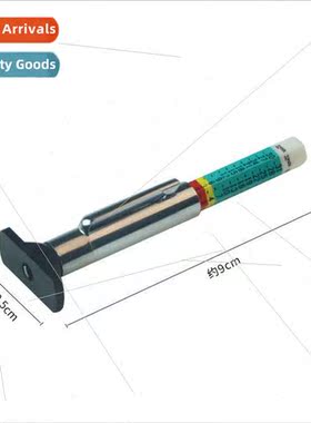 Tire Tread Depth Ruler 0-25mm Tire Depth Gauge Tread Ruler T