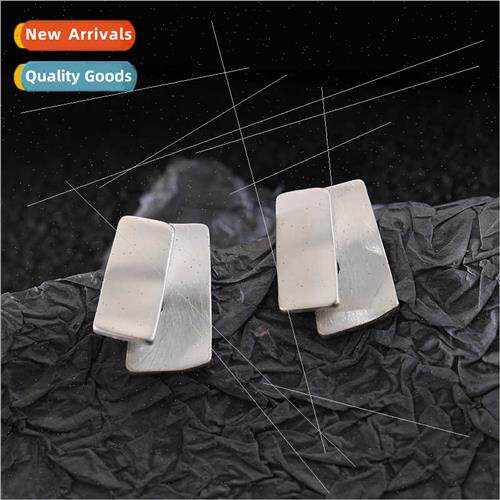 versatile irregular polygonal geometric alloy earrings women