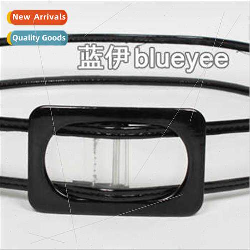 Color collision transparent smooth buckle women decorative s