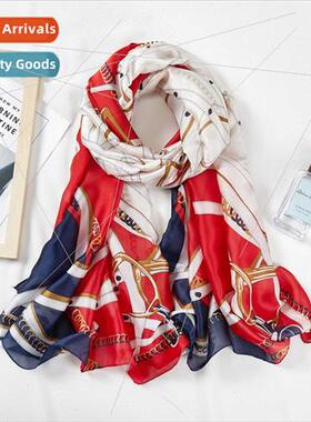 2019 New lk Scarf Women Belt New lk Satin Long Vacation Leis