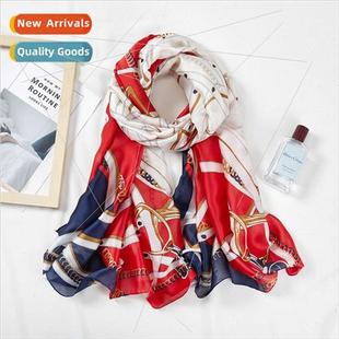 Scarf Women Vacation New Leis Long Satin 2019 Belt