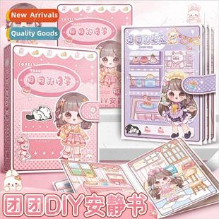 stickers children DIY Tuan dress book handmade quiet