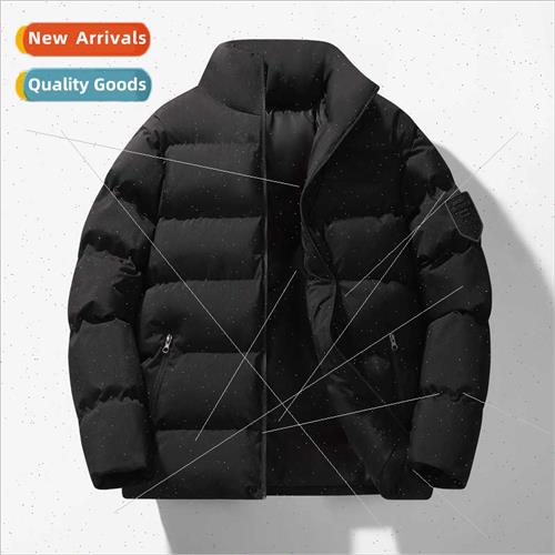 Autumn winter cotton jacket stand-up collar short male coupl