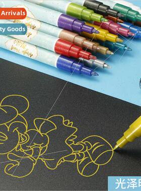 Aiya Color High Gloss Metallic Marker 18 Colors Set Waterpro