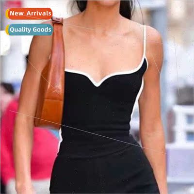 Kendall blogger  chicken heart collar camisole 2023 summer w