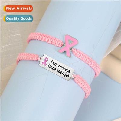 courage sngth pink ribbon al women breast awareness bracelet