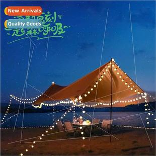 orb string lights Outdoor atmosphere large tent arrangem led