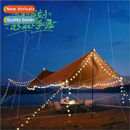 Outdoor led large orb string lights tent atmosphere arrangem