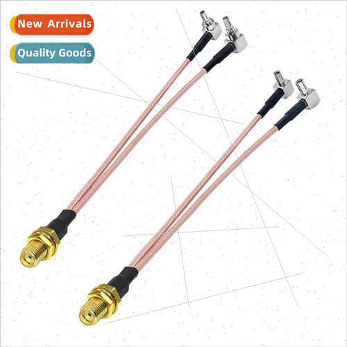 RP SMA Female to Dual TS9 CRC9 1 in 2 2XTS9 CRC9 Y-Splter Co