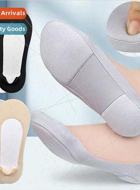 Women arch invisible shallow boat socks soft sponge shock ab