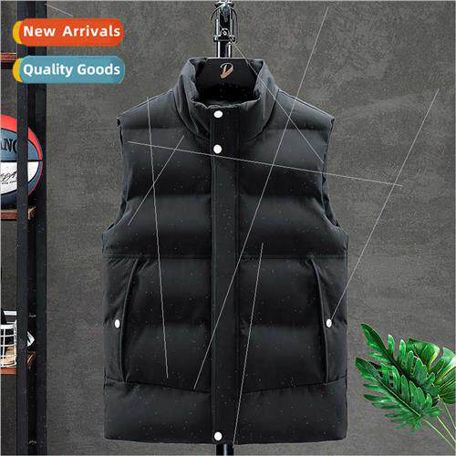 Standing collar vest jacket fall winter men nd new padded th