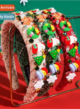 Hair bands Christmas Day headband elk snowman snowflake Chri