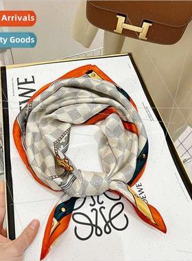 lk scarf plaid nd ink painting nevertheless four seasons 202