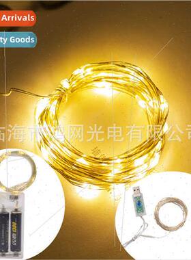 led copper wire light string usb remote control colorful lig