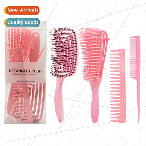 Hair Hrush Hair Comb Set Detangler Hairbrush  Curly Hair