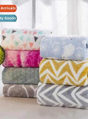 Autumn winter warm pet blanket facecloth dog cat Shu sleep s