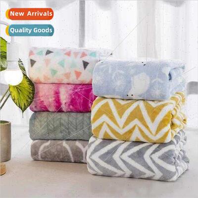 Autumn winter warm pet blanket facecloth dog cat Shu sleep s
