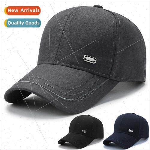 New middle-aged men hats simple leisure baseball cap Korean