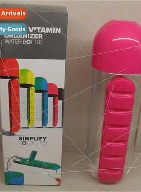 Portable pill box wh seven days 2 in 1 outdoor carrying conv