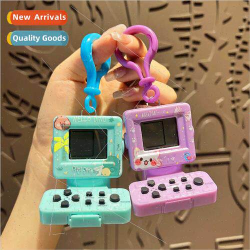Puzzle game machine creative couple bag pendant keychain acc