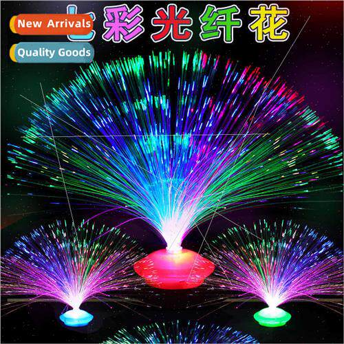 Fiber optic light flash fiber optic flower shine colorful st