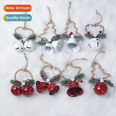 New Christmas Tree Decoration Hanging Iron Bells Christmas W