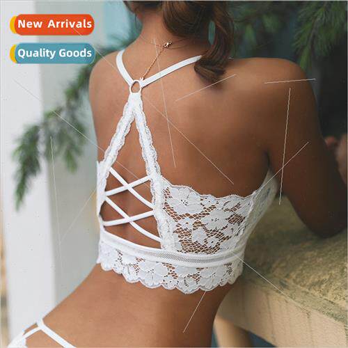 Women Bralette French  lace sexy beauty back bra girl u