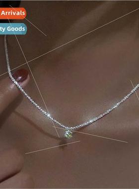 Europe nd olive green zirconia copper plated silver sparklin