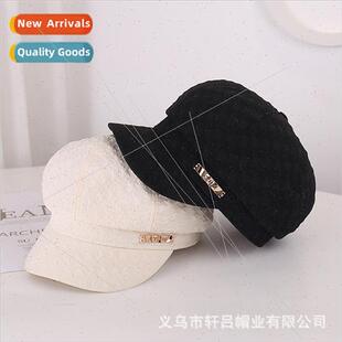 fashion cap female birdca thousand embossed Bubble octagonal