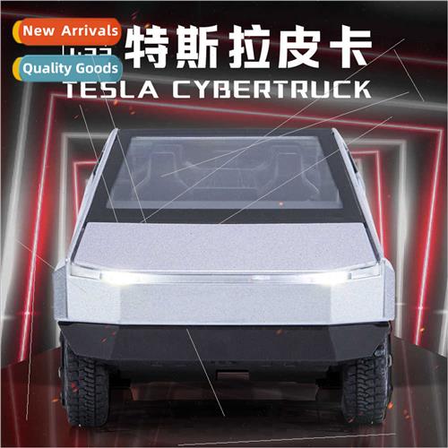 1:32 Tesla pickup truck alloy model back to sound light off-