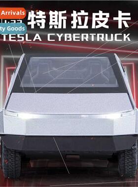 1:32 Tesla pickup truck alloy model back to sound light off-