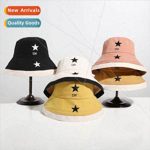 Large plate brim cover face fisherman hat female spring summ