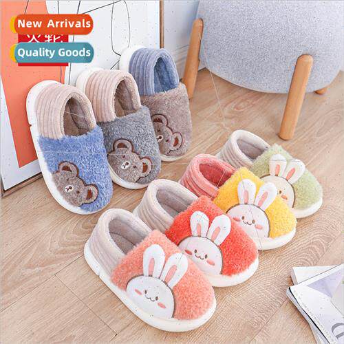 Whe rabb bear cotton slippers childrens slippers home thick