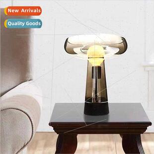 Scandinavian marble glass table lamp vertical bedside bedroo