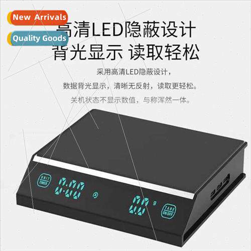 New HCoffee Scale 3KG Timer Kchen Scale Black wh licone Mat