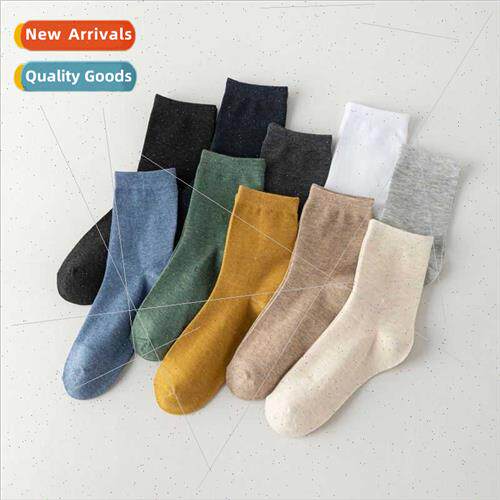 2023 new spring autumn winter men solid color cotton vintage