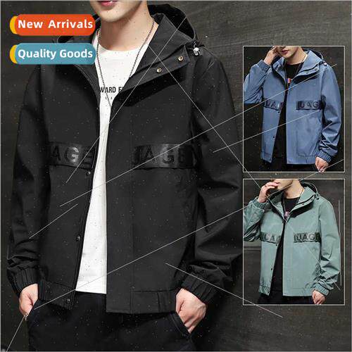 Men Jacket Coat 2022 autumn new Korean  nd workwear jacket t