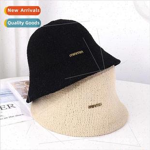 female knted hundred winter fall hat bucket warm new Korea