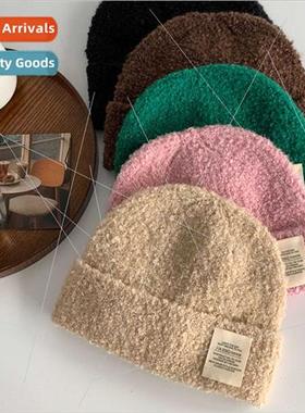 2023 knted landlord cap female winter advanced sense warmth