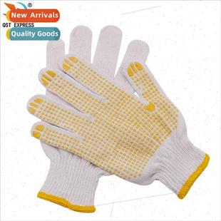 glue plastic bead slip glo PVC dot yellow Non gloves