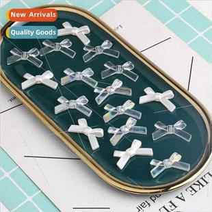 plated bow tie Handmade bowtie color beaded drip transparent